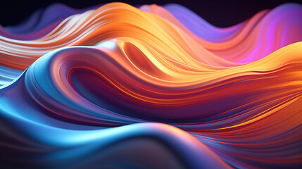 Abstract modern 3d wallpaper. AI