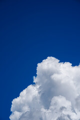 blue sky with clouds