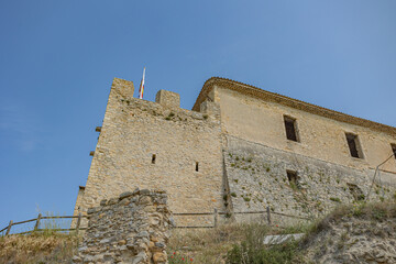 Château des Templiers dans la ville de Gréoux-les-Bains, Provence, France