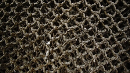 worn fabric stretched as a background