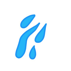 Water drop icon Doodle