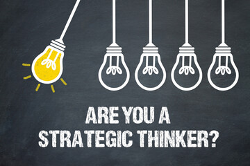 Fototapeta premium Are You a Strategic Thinker? 