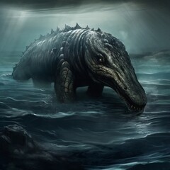 Aquagator: The Colossal Crocodile of the Deep