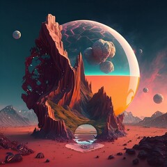 Mountain Portal: Where Worlds Collide and Dreams Ascend