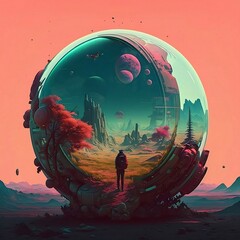 Stardust Serenity: Exploring the Celestial Gateway