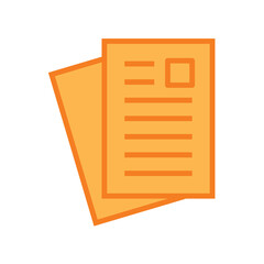 paper, icon, color, vector, illustration, design, logo, template, flat, collection