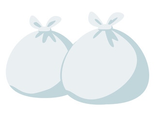 ゴミ袋のイラスト