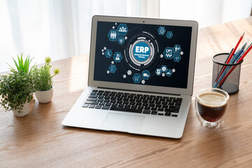 ERP enterprise resource planning software for modish business to plan the marketing strategy