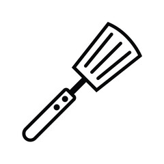 spatula, icon, vector, illustration, design, logo, template, flat, collection
