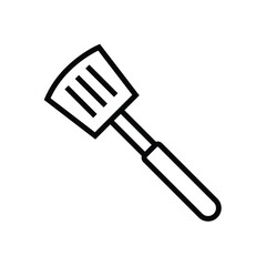 spatula, icon, vector, illustration, design, logo, template, flat, collection