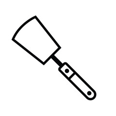 spatula, icon, vector, illustration, design, logo, template, flat, collection