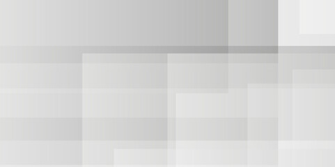 Modern Abstract white background design with layers of textured white transparent material in triangle and squares shapes. White color technology concept geometric line vector background.