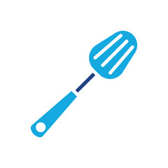 spatula, icon, color, vector, illustration, design, logo, template, flat, collection