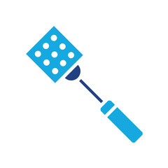 spatula, icon, color, vector, illustration, design, logo, template, flat, collection