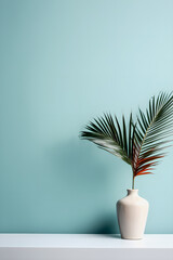 Fototapeta premium Clean and Crisp: Minimalistic Background for Perfect Product Photography and Engaging Social Media Content