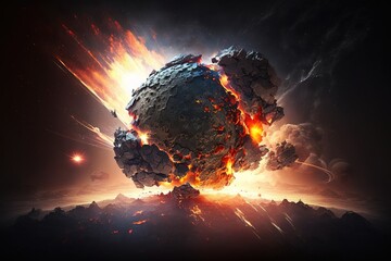 Asteroid impact, end of world, judgment Asteroid impact, end of world, judgment day