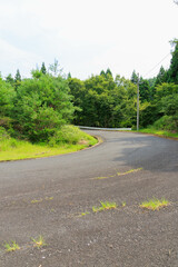 田舎のくねくね山道「田舎に帰るイメージ」