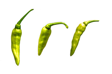 Chili fruit from the large cayenne species, which is oldChili fruit from the large cayenne species,...