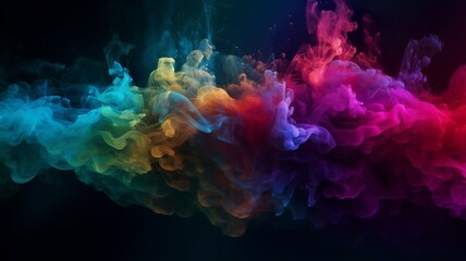 a cool and colorful paint splatter picture