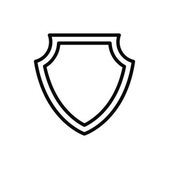 shield, icon, vector, illustration, design, template, flat, style