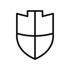 shield, icon, vector, illustration, design, template, flat, style