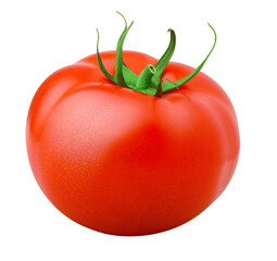 tomato isolated on white background, full depth of field