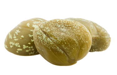 caper isolated on white background, full depth of field