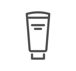 Diaper and baby pants feature icon outline and linear symbol.	
