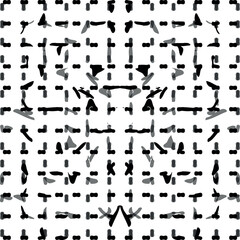 Symmetrical texture mimics electronic printing