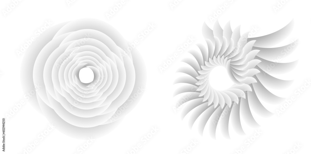 Poster set design element circle. isolated bold vector colors golden ring from. abstract glow wavy stripes 