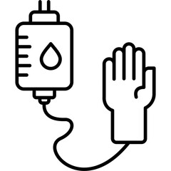 Blood Transfusion Icon