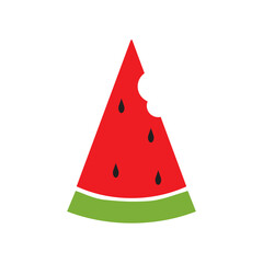 watermelon fruit icon vector