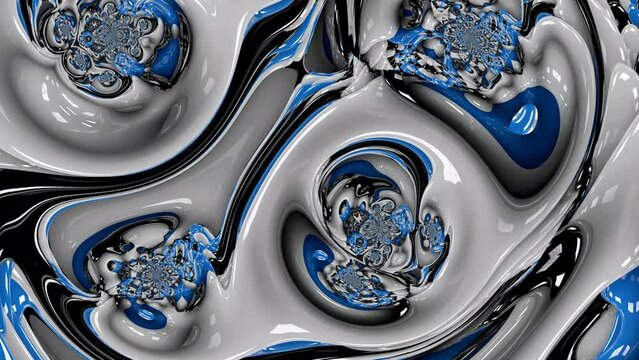 Abstract marble twist liquid 