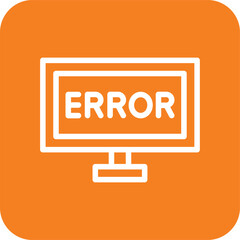 Error Vector Icon Design Illustration