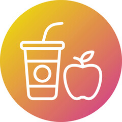Milkshake Vector Icon Design Illustration