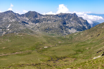 Landscape of Rila Mountain around The Seven Rila Lakes, Bulgaria