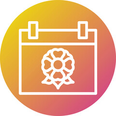 Calendar Vector Icon Design Illustration