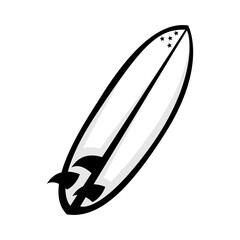 surfing board icon logo design