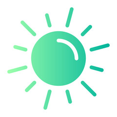 sun gradient icon