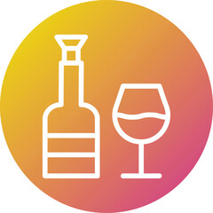 Wine Vector Icon Design Illustration