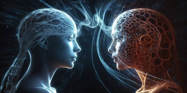 A dialog with subconsciousness. Inner dialogue of the soul. Generative AI