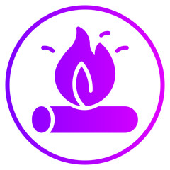 fire gradient icon