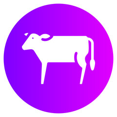 cow gradient icon