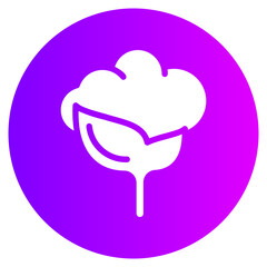 Cotton gradient icon