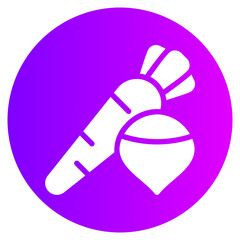 vegetable gradient icon