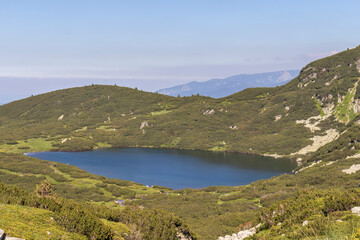 Landscape of Rila Mountain around The Seven Rila Lakes, Bulgaria