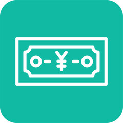 Yen Vector Icon Design Illustration