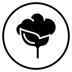 Cotton glyph icon