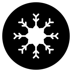snowflake glyph icon