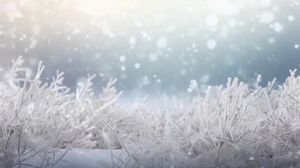 Fototapeta na wymiar Beautiful winter background of snowflakes, winter nature, cold, Christmas
